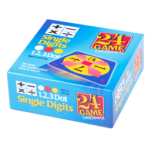 Image result for 24 game: single digits - 96 cards