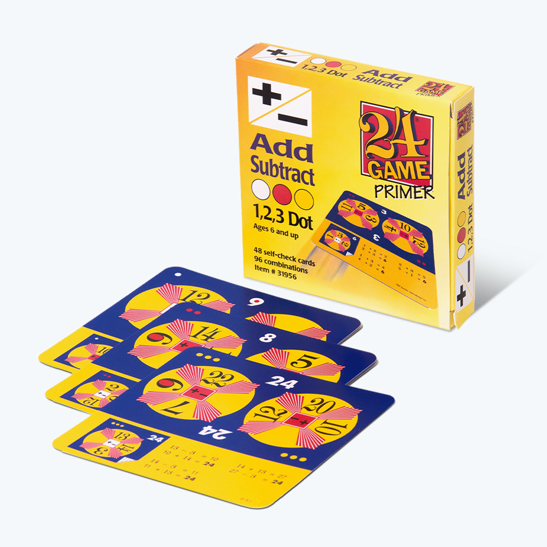 Add / Subtract Primer (Ages 6+), 48-Card Deck