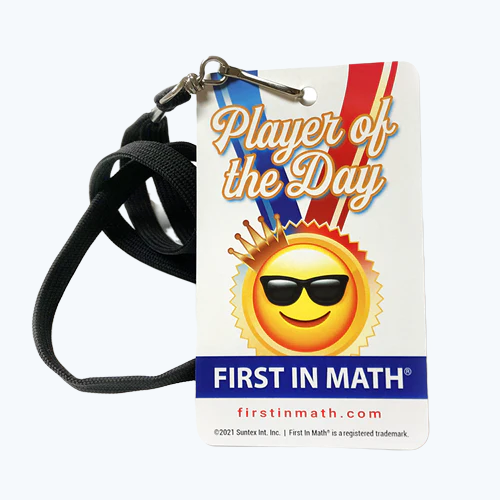 First in Math Player of the Day Badge – 24 Game Shop