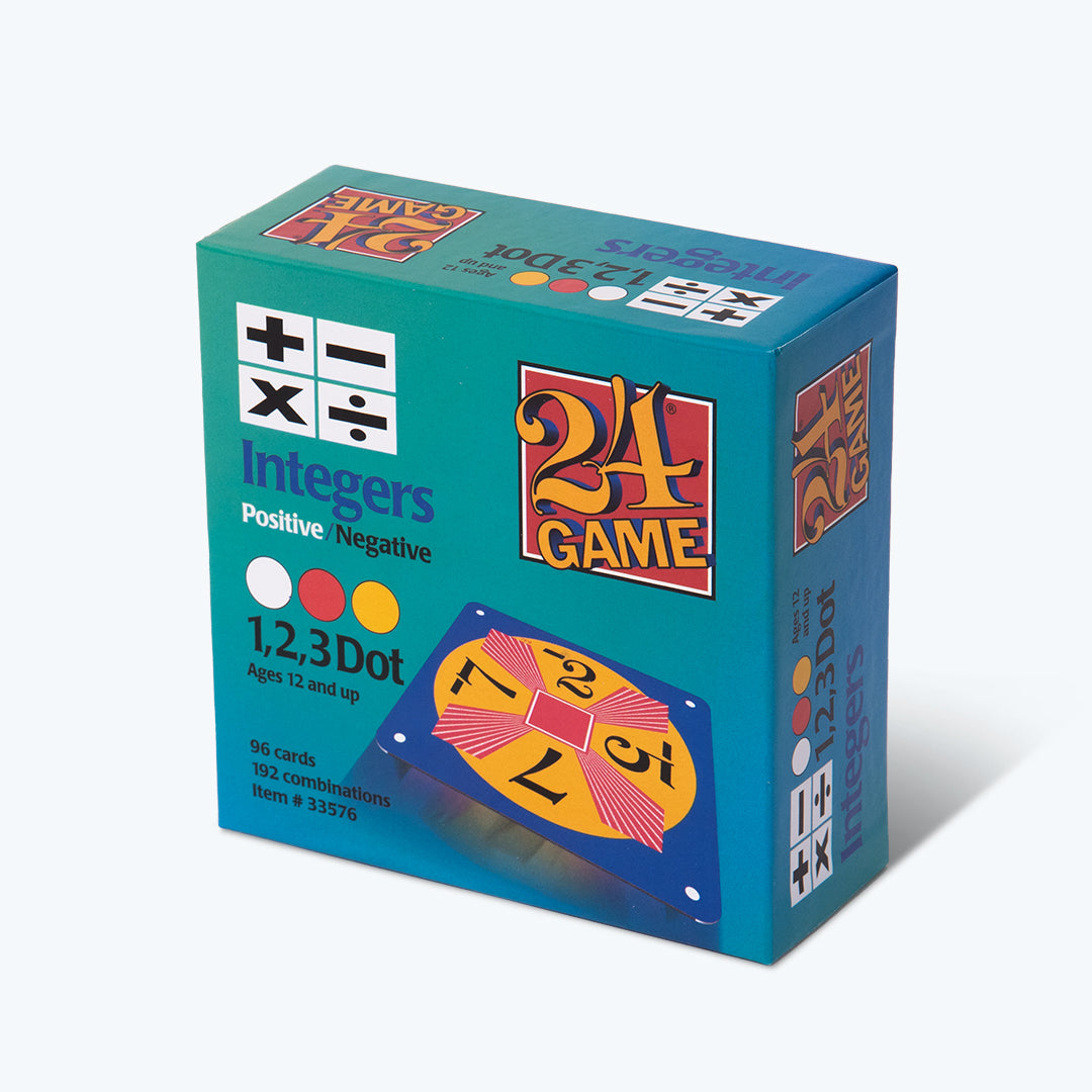 Integers Ages 12 96 Card Deck 24 Game Shop Integers ages 12 96 card deck 24 game shop