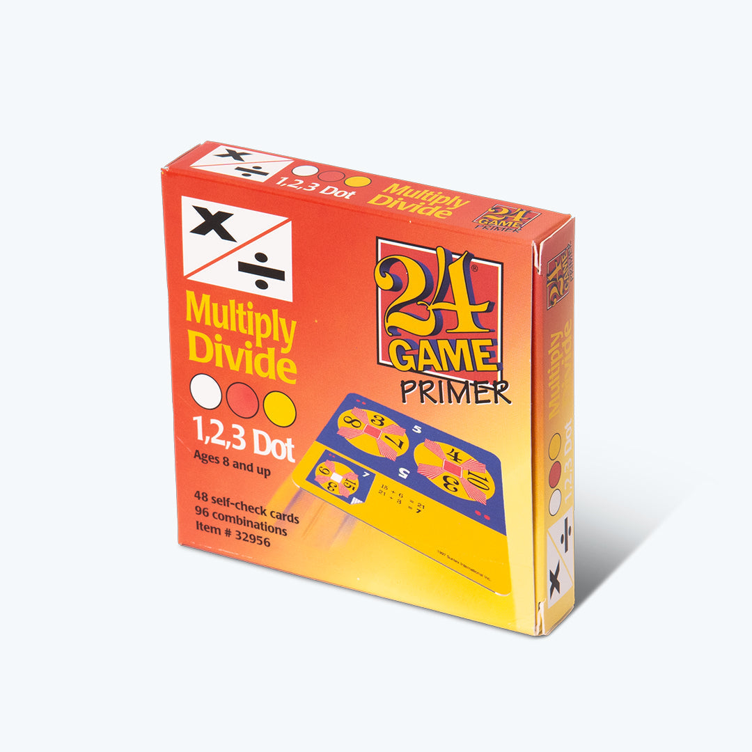 Multiply / Divide Primer (Ages 8+), 48-Card Deck – 24 Game Shop