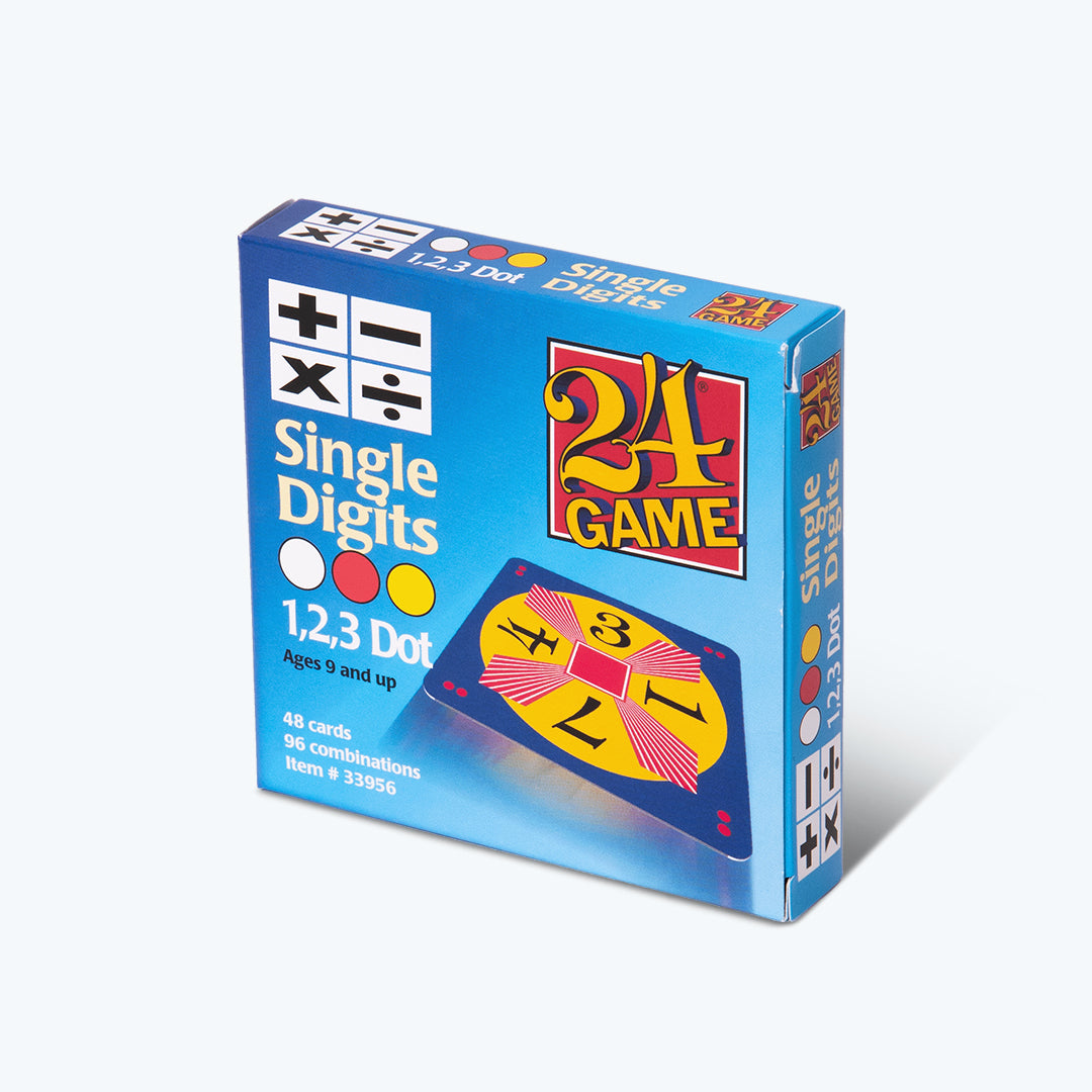 Digit Card 9 Single Digits Deck (Ages 9+), 48-Card Deck β 24 Game Shop