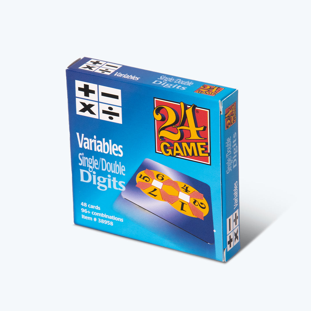 Variables (Ages 9+), 96-Card Deck – 24 Game Shop