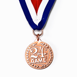 24® Game Logo "Bronze" Medal