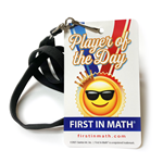 First In Math Player of the Day Badge